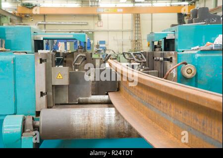 Wien, Hauptwerkstätte der Wiener Linien, Gleisbauwerkstätte - Wien, Workshop der Wiener Verkehrsbetriebe Stockfoto