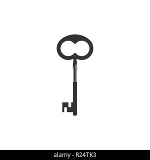 Access Key Symbol Vektor-illustration flach Stock Vektor