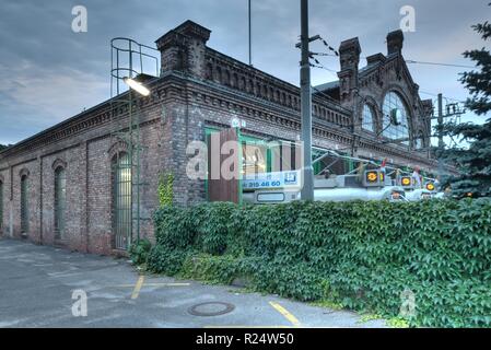 Wien, Straßenbahnabstellhalle Gürtel - Wien, Gürtel Straßenbahn-Depot Stockfoto