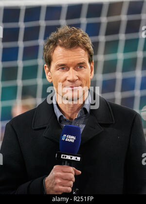 Leipzig, Deutschland. 15. Nov 2018. Jens LEHMANN, Ex-Profi, Co Moderator, RTL Deutschland - Russland 3-0 Wichtig: DFB-Vorschriften die Verwendung von Fotografien als Bildsequenzen und/oder quasi-Video zu verbieten. Fußball-Freundschaftsspiel, Test, Saison 2018/2019, November 15, 2018 Leipzig, Deutschland. Credit: Peter Schatz/Alamy leben Nachrichten Stockfoto