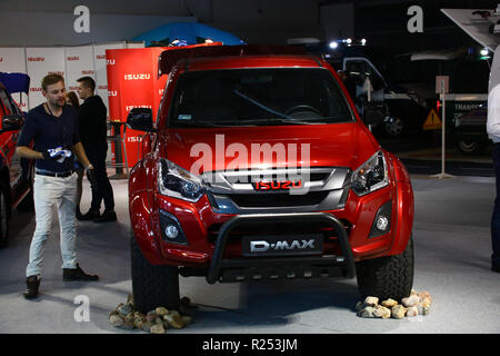 Corato, Polen, 16. November 2018: Isuzu Auto Modelle an der Warschauer Motor Show präsentiert. Credit: Jake Ratz/Alamy leben Nachrichten Stockfoto