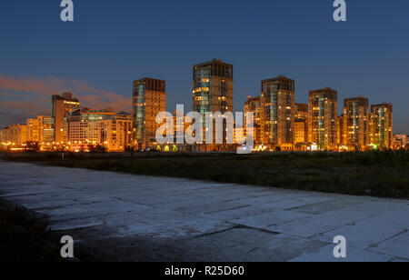 Neuen Wohngebiet in Saint Petersburg. Stockfoto