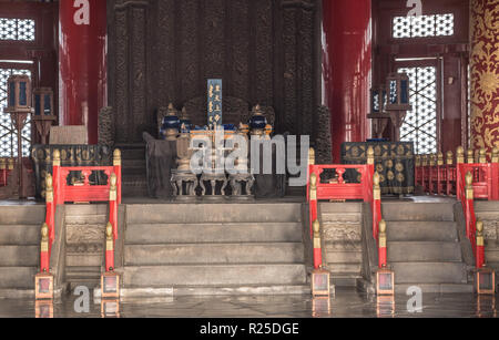 Detail des Inneren der Himmelstempel in Peking, China Stockfoto