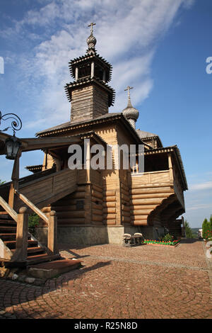 Kirche der Fürsprache der allerseligsten Jungfrau Maria, Hoch. Borovsk. Oblast Kaluga. Russland Stockfoto