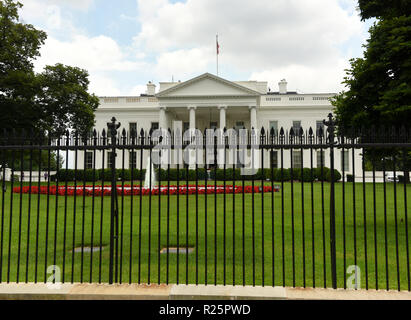 Washington, DC - Juni 02, 2018: The White House, Washington DC. Stockfoto