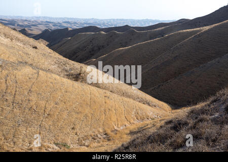 Gokcheh Dagh Hügel der turkmenischen Sahra, Golestan Provinz des Iran am 30. September 2018. Stockfoto