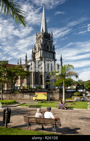 Catedral de Sao Pedro de Alcantara in Petrópolis, Kathedrale von Baixa, die Kathedrale des Hl. Petrus von Alcantara, Petropolis, Brasilien Stockfoto