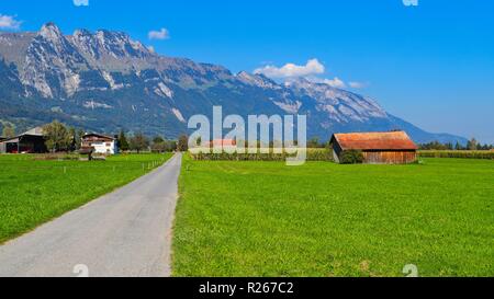 Urlaub in der Schweiz Stockfoto