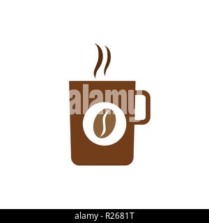 Kaffee Tasse Symbol. Vector Illustration Flach Stock Vektor