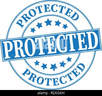 Alten retro Stempelabdruck auf weißem Hintergrund Stock Vektor