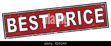 Der Rote Platz grunge Web Banner Stempel auf Weiß Stock Vektor