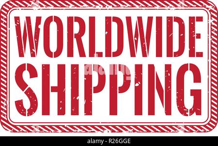 Roten Stempel Bild mit weißem Hintergrund Stock Vektor