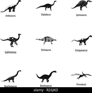 Lebendgebärenden Eidechse Symbole gesetzt. Einfacher Satz von 9 lebendgebärenden Eidechse Vector Icons für Web auf weißem Hintergrund Stock Vektor