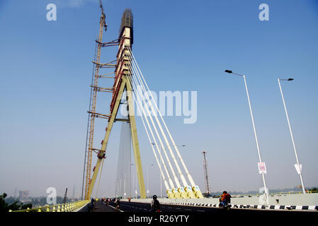 New Delhi Signatur Brücke Stockfoto