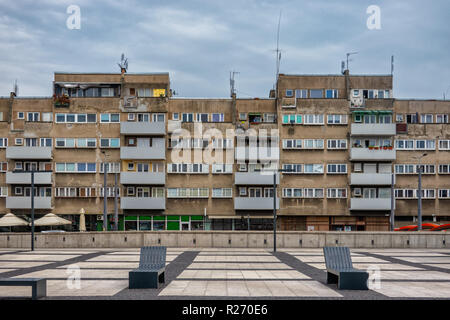 Modernisierte Wohnungen im Zentrum von Wroclaw, Polen Stockfoto