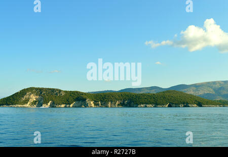 Paxos Beach eine kleine Insel südlich von Korfu - eine griechische Insel im Ionischen Meer Stockfoto