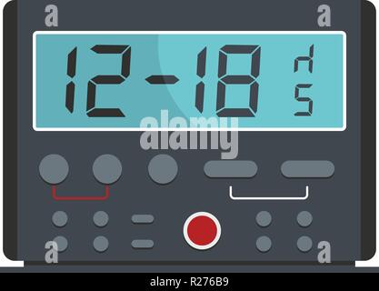 Küche timer Symbol. Flache Darstellung der Küche timer Vektor Symbol für Web Stock Vektor