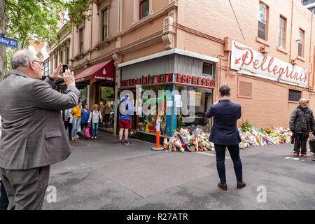 Sisto Malaspina - Opfer der Bourke St. angeblichen Terroranschlag Stockfoto