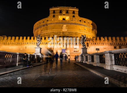 Castel Sant'Angelo anzeigen Stockfoto