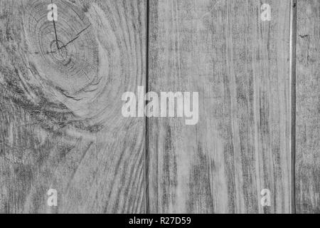 Vintage White Holz- Textur von Planken mit Knoten - natürliche Muster von Nadelholz Holz. Grunge Holz Hintergrund schließen sich für Design im Landhausstil Stockfoto