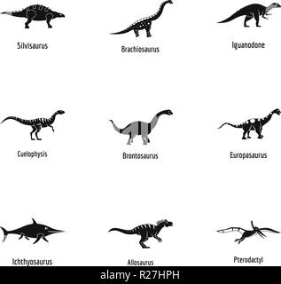 Raubvogel set Symbole. Einfacher Satz von 9 Raubvogel Vector Icons für Web auf weißem Hintergrund Stock Vektor