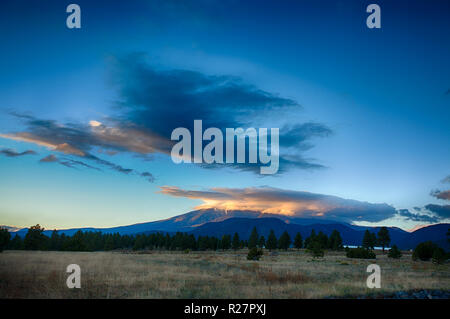 Humphreys Peak des San Francisco Peaks bergen in Arizona, USA Stockfoto