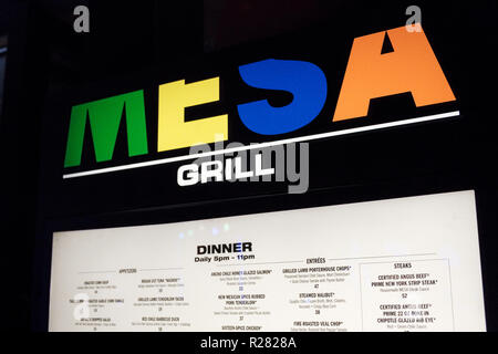 Las Vegas, Nevada - November 14, 2018: Mesa Grill von Bobby Flay Restaurant im Caesars Palace, Las Vegas Stockfoto