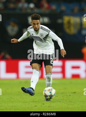 Leipzig, Deutschland. 16. November 2018. firo: 15.11.2018, Fußball, Landerspiel, National Team, Saison 2018/2019, GER, Deutschland - RUS, Russland, Russland 3:0 Thilo KEHRER, GER, Single Action | Verwendung der weltweiten Kredit: dpa/Alamy leben Nachrichten Stockfoto