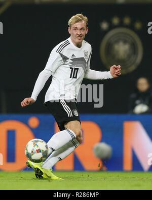 Leipzig, Deutschland. 16. November 2018. firo: 15.11.2018, Fußball, Landerspiel, National Team, Saison 2018/2019, GER, Deutschland - RUS, Russland, Russland 3:0 Julian BRANDT, GER, Single Action | Verwendung der weltweiten Kredit: dpa/Alamy leben Nachrichten Stockfoto