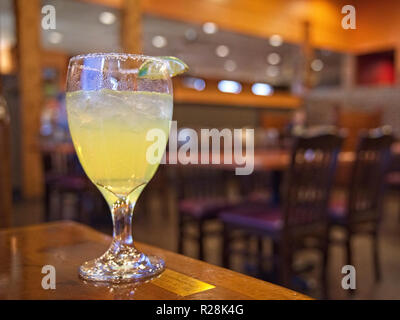 Frischen mexikanischen Margarita Cocktail Drink im Restaurant oder in der Bar. Stockfoto