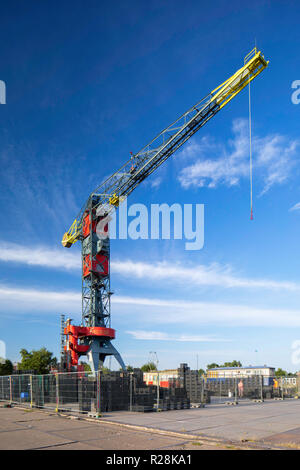 Faralda Kran Hotel auf der NDSM-Werft Cultural Centre, Amsterdam, Noord Holland, Niederlande Stockfoto