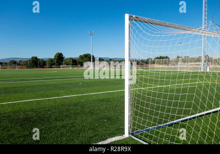Football soccer field in a big sports complex Stockfoto