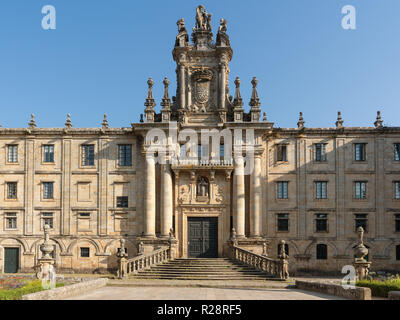 Schöne alte Mosteiro de San Martin Pinario Santiago de Compostela, Spanien Stockfoto