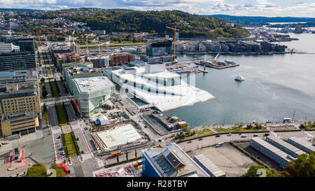 Oper Oslo Operahuset Oslo, Oslo, Norwegen Stockfoto