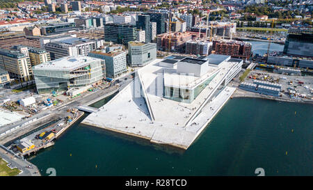 Oper Oslo Operahuset Oslo, Oslo, Norwegen Stockfoto