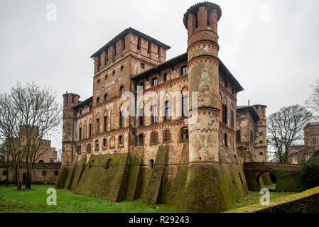 Piovera Schloss in Piemont, Norditalien. Stockfoto