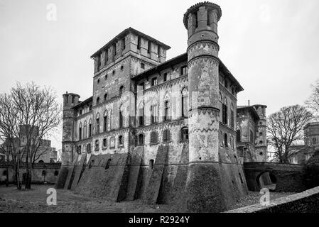 Piovera Schloss in Piemont, Norditalien. Stockfoto