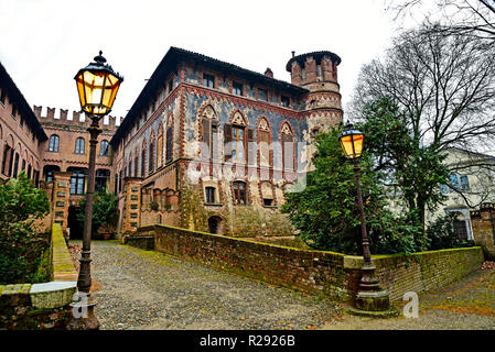 Piovera Schloss in Piemont, Norditalien. Stockfoto