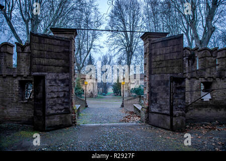 Piovera Schloss in Piemont, Norditalien. Stockfoto