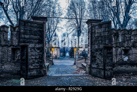 Piovera Schloss in Piemont, Norditalien. Stockfoto