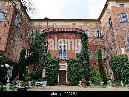 Schöne Villa in Piea, Piemont, Italien. Stockfoto