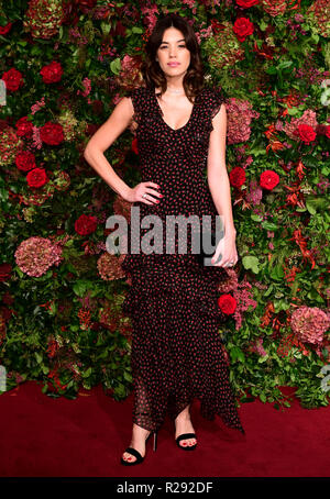 Gala Gordon an der Evening Standard Theater Awards 2018 im Theatre Royal, Drury Lane in Covent Garden, London. Stockfoto