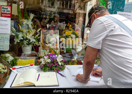 Sisto Malaspina - Opfer der Bourke St. angeblichen Terroranschlag Stockfoto