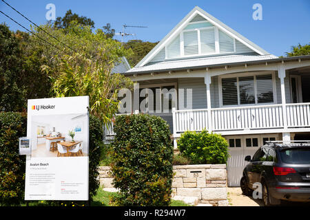 Sydney home Haus zum Verkauf von Immobilien Agentur vermarktet, Sydney, Australien Stockfoto