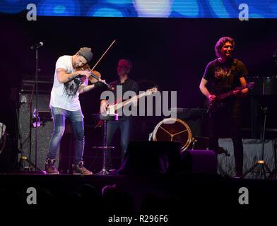 David Garrett führt auf seiner "EXPLOSIV" Tour an der PalaLottomatica Mit: David Garrett Wo: Rom, Italien Wann: 17 Okt 2018 Credit: IPA/WENN.com ** Nur für die Veröffentlichung in Großbritannien, den USA, Deutschland, Österreich, Schweiz ** verfügbar Stockfoto