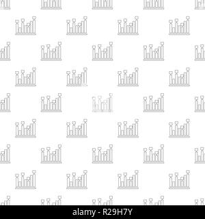 Neuen Chart pattern Vektor nahtlose Wiederholung für jede Web Design Stock Vektor