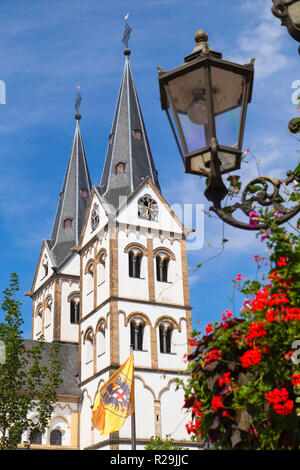 Kirche St. Severus, Boppard, Rheinland-Pfalz, Deutschland Stockfoto