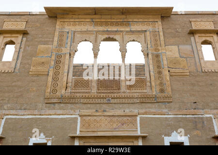 Kuldhara ist ein Gespenst Dorf in Rajasthan, Indien Stockfoto