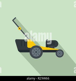 Motor grass cutter Symbol. Flache Abbildung: Motor grass cutter Vektor Symbol für Web Design Stock Vektor
