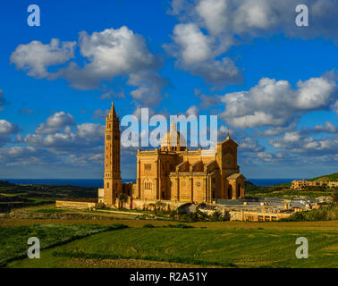 Ta Pinu Kathedrale in Gozo, Malta. Stockfoto